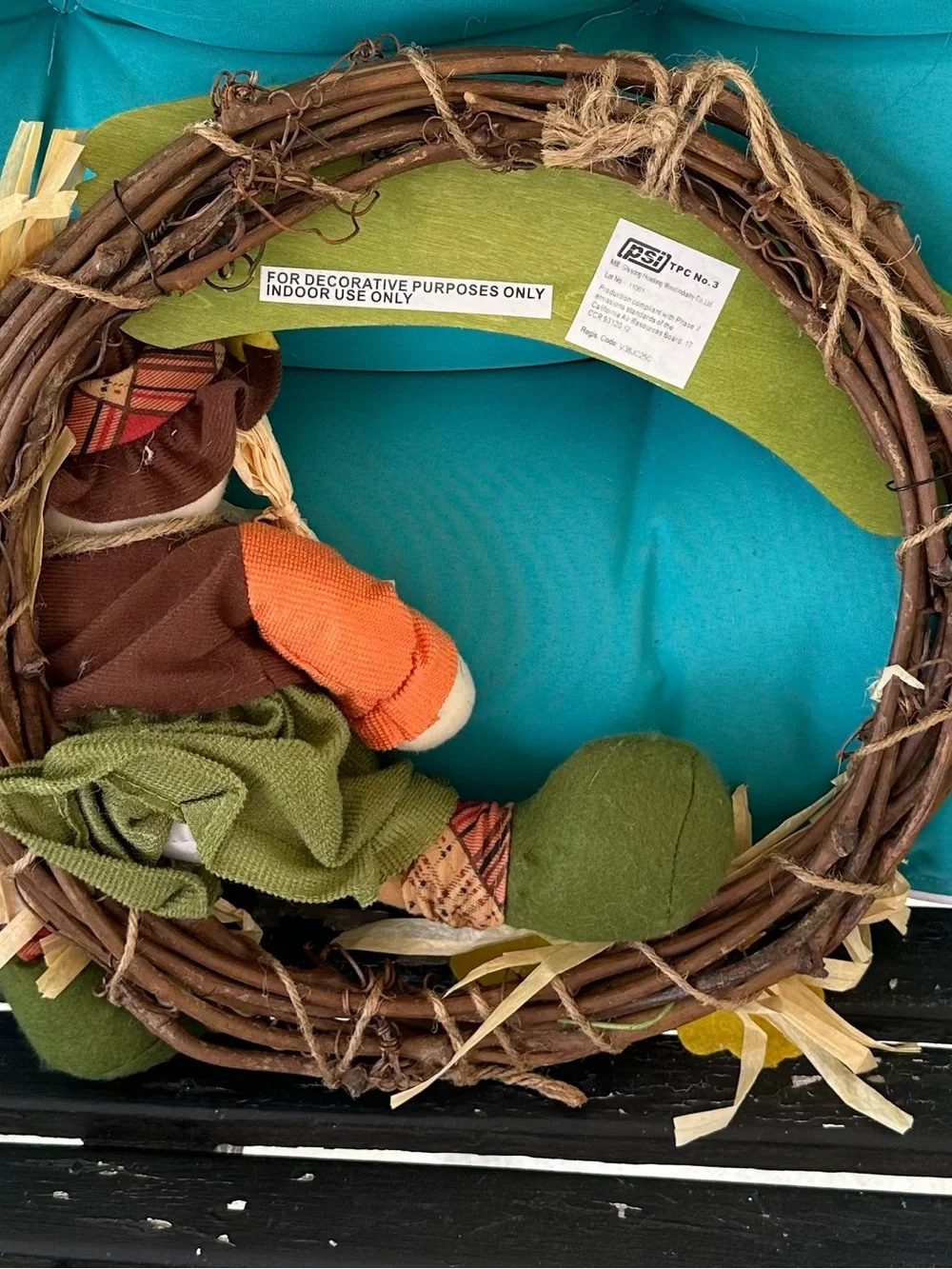 N/A scarecrow wreath